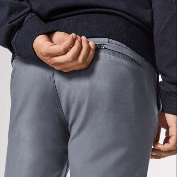 Lululemon Gray Commission Pants Classic Qwick Chino Size 34 x 30 - Picture 3 of 9